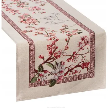 ubrus GOBELÍNOVÝ UBRUS THAI RŮŽOVÝ 45X140