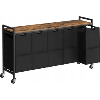 Koš na prádlo Koš na prádlo Hoobro 1 l hnědý, černý, vícebarevný