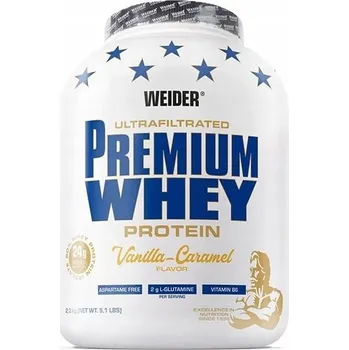 Protein Protein směs proteinů Weider prášek 2300 g příchuť karamel