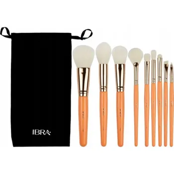 Kosmetický štětec Sada štětců na make-up Ibra se syntetickými štětinami
