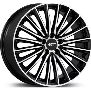 Alu kolo Alu kola AGT 18269, 18x8 5x112 ET42, černá + leštění