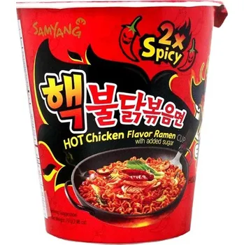 Instantní nudle s příchutí extra pálivého kuřete, kelímek 70 g - Samyang