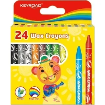 Keyroad Voskové pastely 24 ks (8 mm)