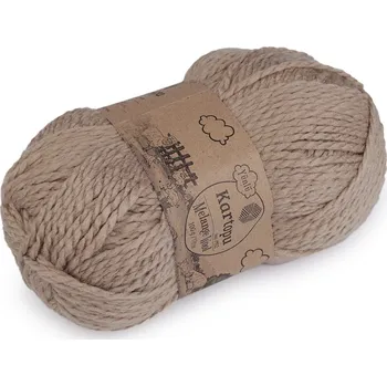 Příze Pletací příze Melange Wool 100 g, barva 11 (880) béžová