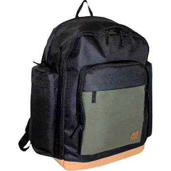 Městský batoh BORDERLINE Batoh JBBP 263- MULTI ČERNO-ZELENÝ