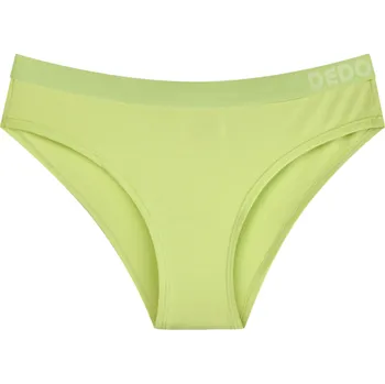 Dámská móda Krémovo-limetové dámské kalhotky s modalem