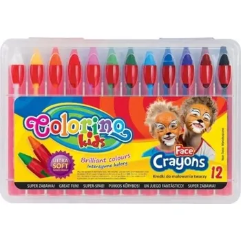 Kresba Dětské Pastelky na malování na obličej Colorino 12 barev