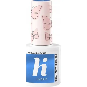 Přípravek na nehty Hybridní lak barevný hi hybrid UNREAL BLUE 5 ml
