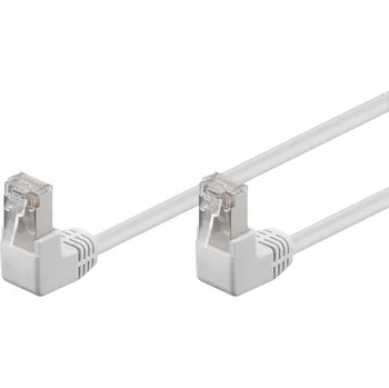 Síťový kabel Patchcord Goobay U/UTP 5e RJ45 / RJ45 0,25 m bílý