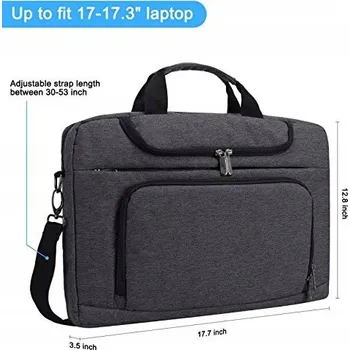 brašna na notebook BERTASCHE Taška na notebook 17,3 palce Rozšiřitelná
