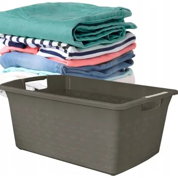 Obdélníková mísa BranQ 25 l šedá