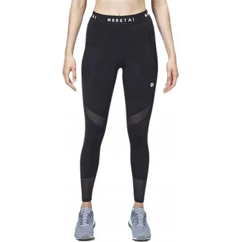 Dámské legíny Dámské legíny MOROTAI MESH PERFORMANCE sportovní do posilovny černé vel. L