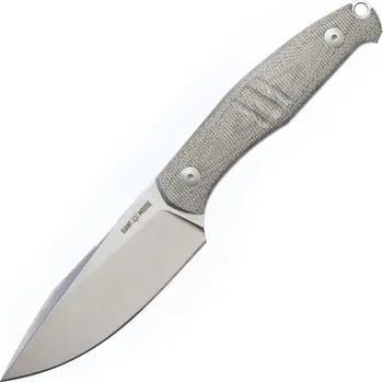 kapesní nůž Giant Mouse zelené plátno Micarta / Stonewash čepel / Kydex pouzdro