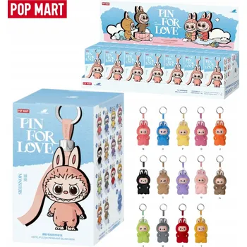 Originální Přívěsek Na Klíče Figurka POP MART THE MONSTER PIN FOR LOVE BlindBox 1 ks