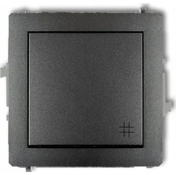 vypínač Křížový vypínač pod omítku Karlik grafitový 11DWP-6