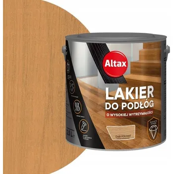 barva a nátěr na dřevo Lak na podlahy Altax dub polomat 2,5 l