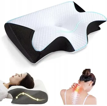 Polštář POLŠTÁŘ ORTOPEDICKÝ PRO SPANÍ, PROFILOVANÝ, PAMĚŤOVÁ PĚNA