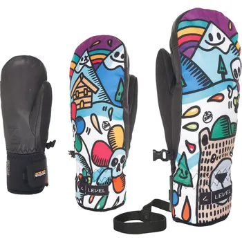 Rukavice na snowboard Level Vertigo Mitt Teen logos JR XXS 2026 - Odesíláme do 24 hodin