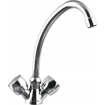 Vodovodní baterie Stojánková umyvadlová baterie Invena Modena, stříbrná