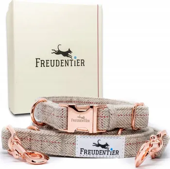 Vodítko pro psa Sada Vodítko (obojek + vodítko ) Materiál Freudentier 0,41m