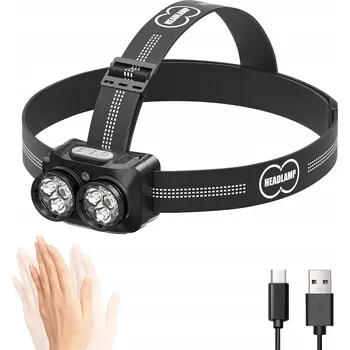Čelovka Daining LED Čelovka USB Vodotěsná pro Běhání
