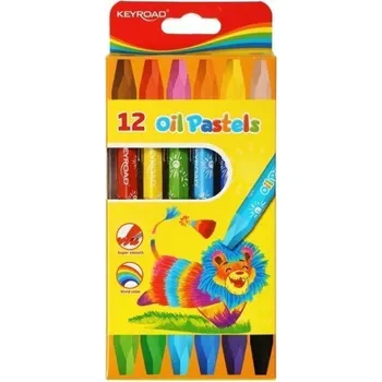 Keyroad Olejové pastely 12 ks