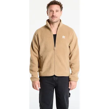 Pánská móda Mikina adidas Trefoil Essentials Teddy Fleece Cardboard XL