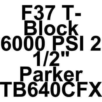 Instalatérský materiál F37 T-Block 6000 PSI 2 1/2" Parker TB640CFX