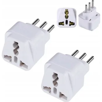 Bezpečnostní kamera Cestovní adaptér do Itálie typ L s uzemněním