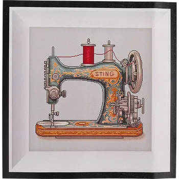 Vyšívací vzor Sada na vyšívání s předtištěným motivem, střední, 6 viz foto šicí stroj