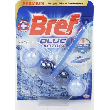WC čistič Bref Blue Activ Modré Kuličky do WC Toalety 50g