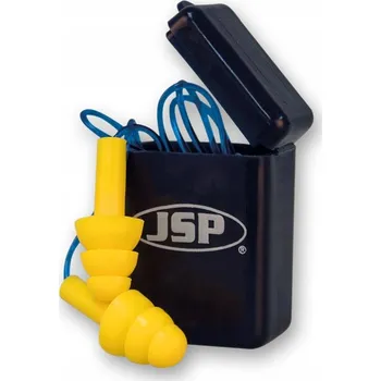 Špunty do uší na šňůrce, protihlukové zátkové chrániče sluchu JSP MAXIFIT