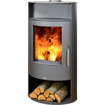 Krbová kamna ABX Island 7 AQUA s výměníkem černý plech