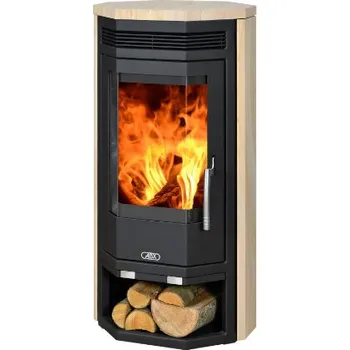 Krbová kamna ABX Baltik 4 černý plech a pískovec