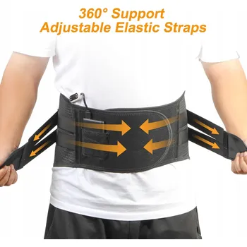 Bederní pás na bolesti zad stabilizující páteř, velikost 99–119 cm