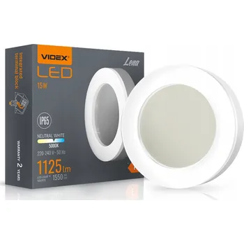 Stropní svítidlo Videx 15 W LED 19 cm bílé neutrální