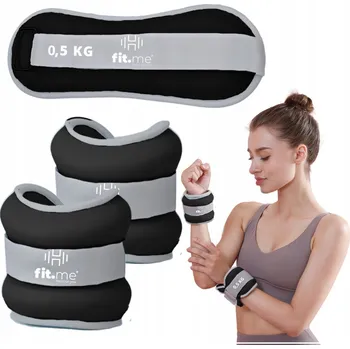 Zátěžové oblečení Závaží na kotníky a zápěstí Fit.Me 2x0,5 kg černé