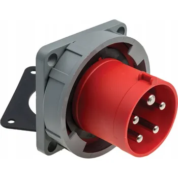 Elektrická zásuvka Pawbol Elektrická Zásuvka na pracovní desku, červená