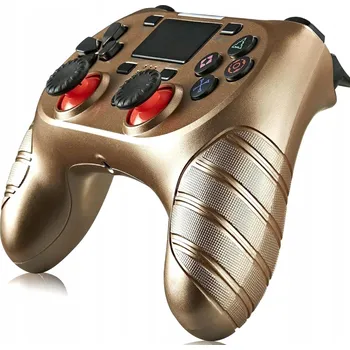 Gamepad Bezdrátový ovladač pro PS4 Elektron zlatý