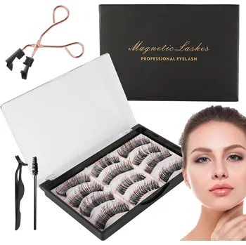 Umělé řasy MAGNETICKÉ ŘASY OPAKOVANĚ POUŽITELNÉ 6 PÁRŮ S APLIKÁTOREM