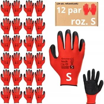 Pracovní rukavice Rukavice MERCATOR tech velikost 7 - S 12 párů