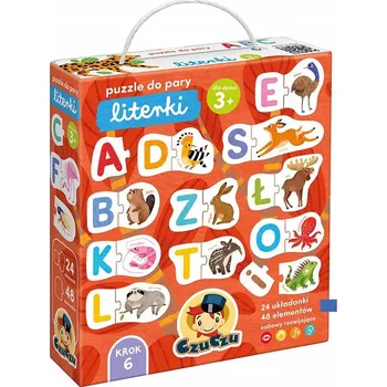 Puzzle Puzzle s písmeny CzuCzu pro páry 3+, 48 dílků