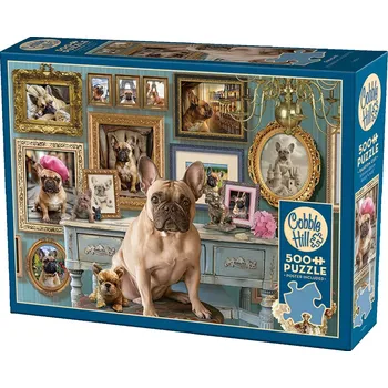 Puzzle Puzzle Cobble Hill 500 dílků Puzzle Cobble Hill 500 dílků Francouzský buldoček