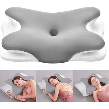 Polštář ORTOPEDICKÝ POLŠTÁŘ ERGONOMICKÝ Z PAMĚŤOVÉ PĚNY, PROFILOVANÝ POD KRK A ŠÍJI