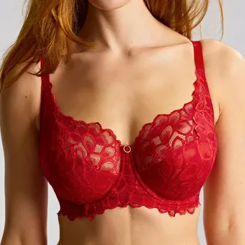 Podprsenka Panache - Allure podprsenka vysoká nevyztužená true red 38GG 10765