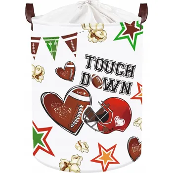 Koš na prádlo CLASTYLE Koš na prádlo 45L Bílý pro děti s víkem do pokoje, koupelny