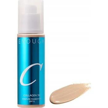 Podkladová báze na tvář Enough Collagen 3X Moisture Foundation SPF15 21N - Transparent Beige podkladová báze na obličej 100 ml SPF 11-20