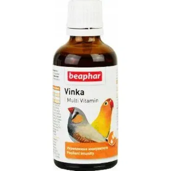 Pro ptáka Vitamíny a aminokyseliny Beaphar vitam pro ptáky Vinka kapky 50 ml 121 g 50 l