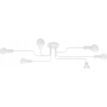 Lustr VECTOR 6 bílý stropní svítidlo do obýváku, kuchyně, nad stůl, LED