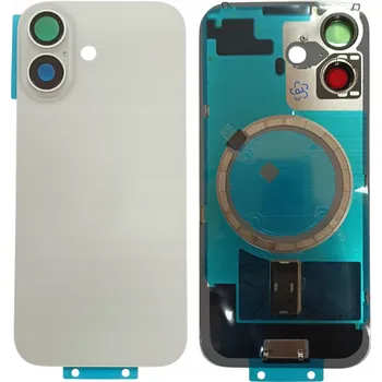 Pouzdro na mobilní telefon Jednodílný Kryt Zadní Kryt Zadní pro iPhone 17 Bílý s Rámem a Magnety HQ